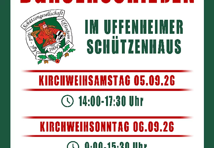 Schützenverein Uffenheim - Bürgerschießen