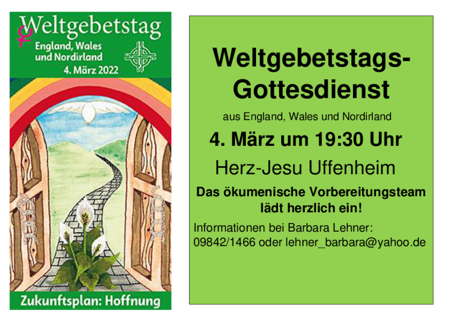 Plakat Weltgebetstag